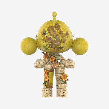 MEGA α SKULLPANDA 1000% Van Gogh Museum Sunflowers