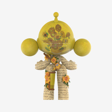 MEGA α SKULLPANDA 400% Van Gogh Museum Sunflowers