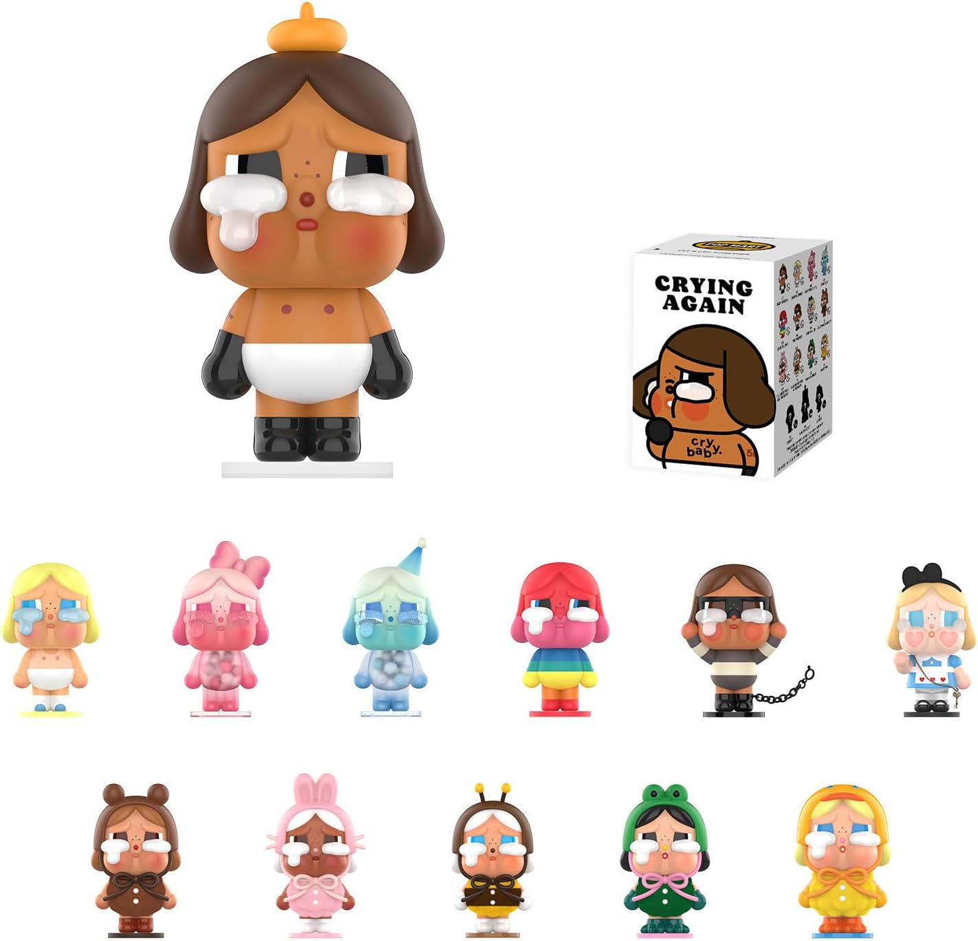 POP MART Crybaby Crying Again Series Figures
