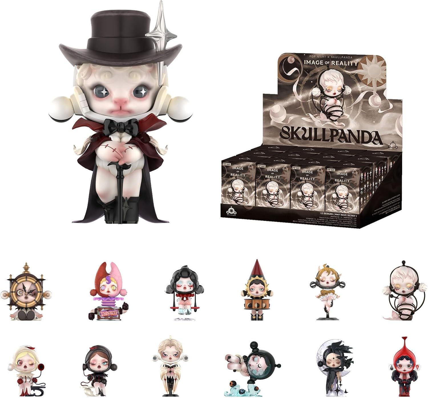 POP MART SKULLPANDA Image of Reality Series Figures