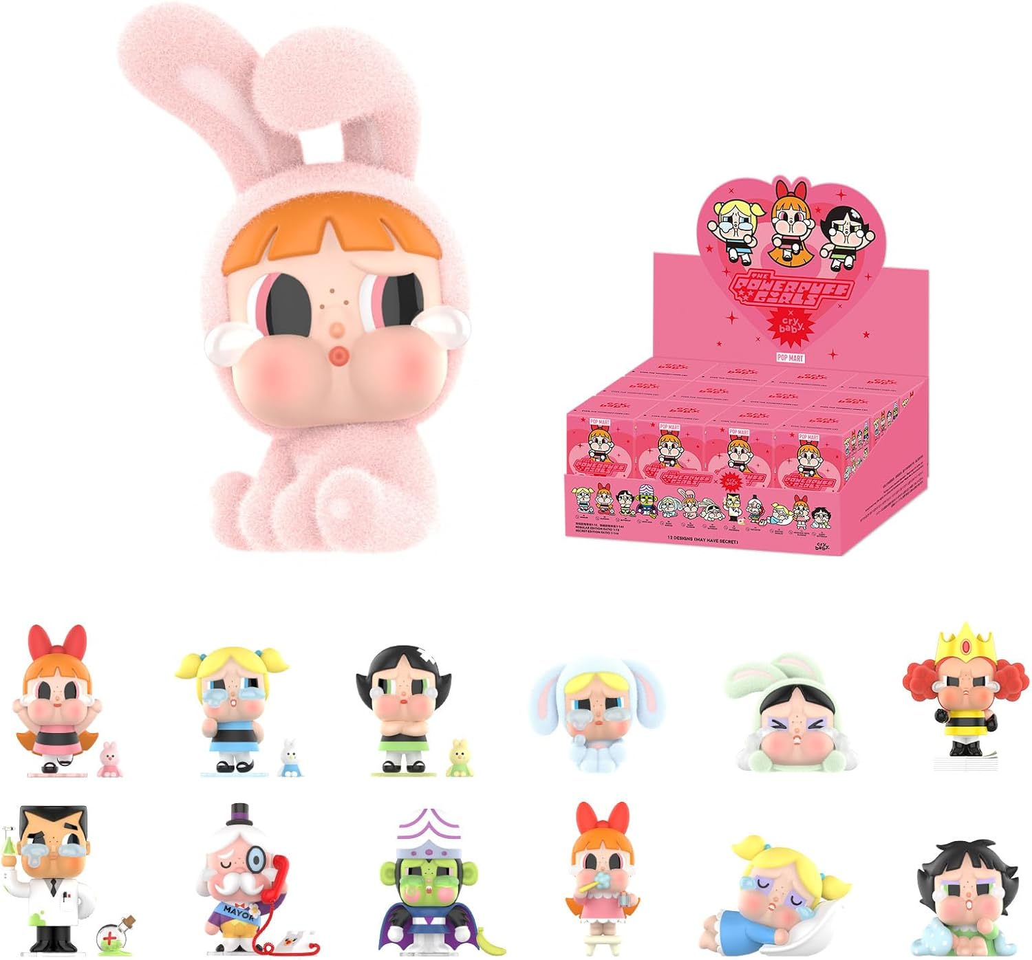 POP MART Crybaby x Powerpuff Girls Series Figures