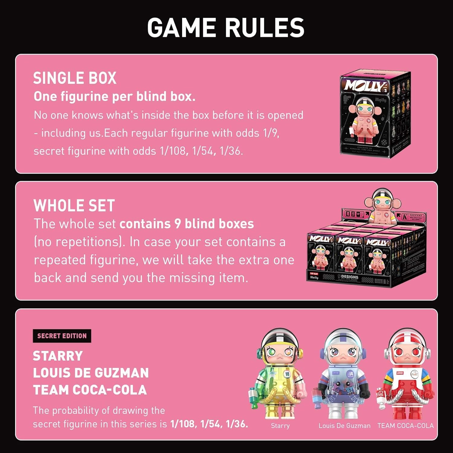 POP MART MEGA Space Molly 100% Series 3