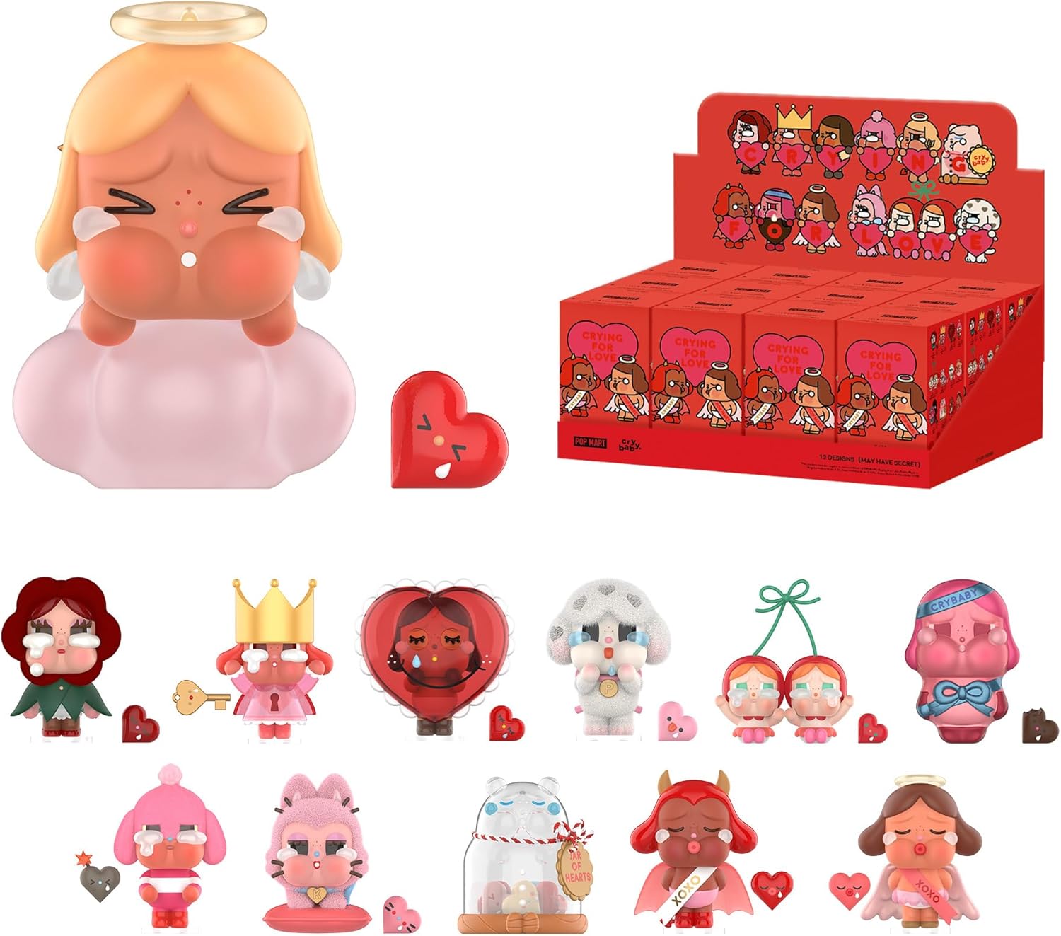 POP MART Crybaby Crying for Love Series Figures