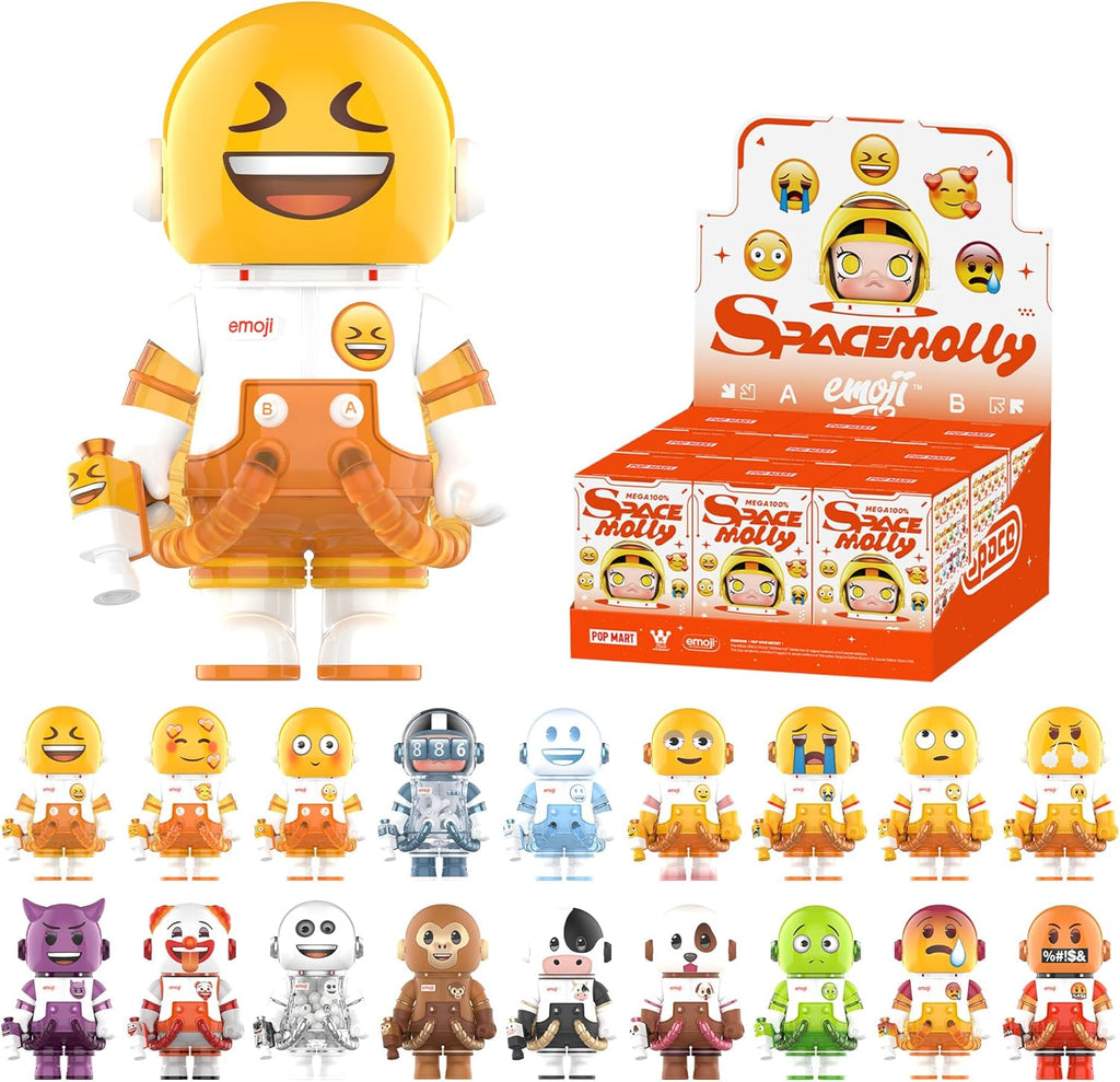 POP MART MEGA Space Molly 100% × Emoji Series