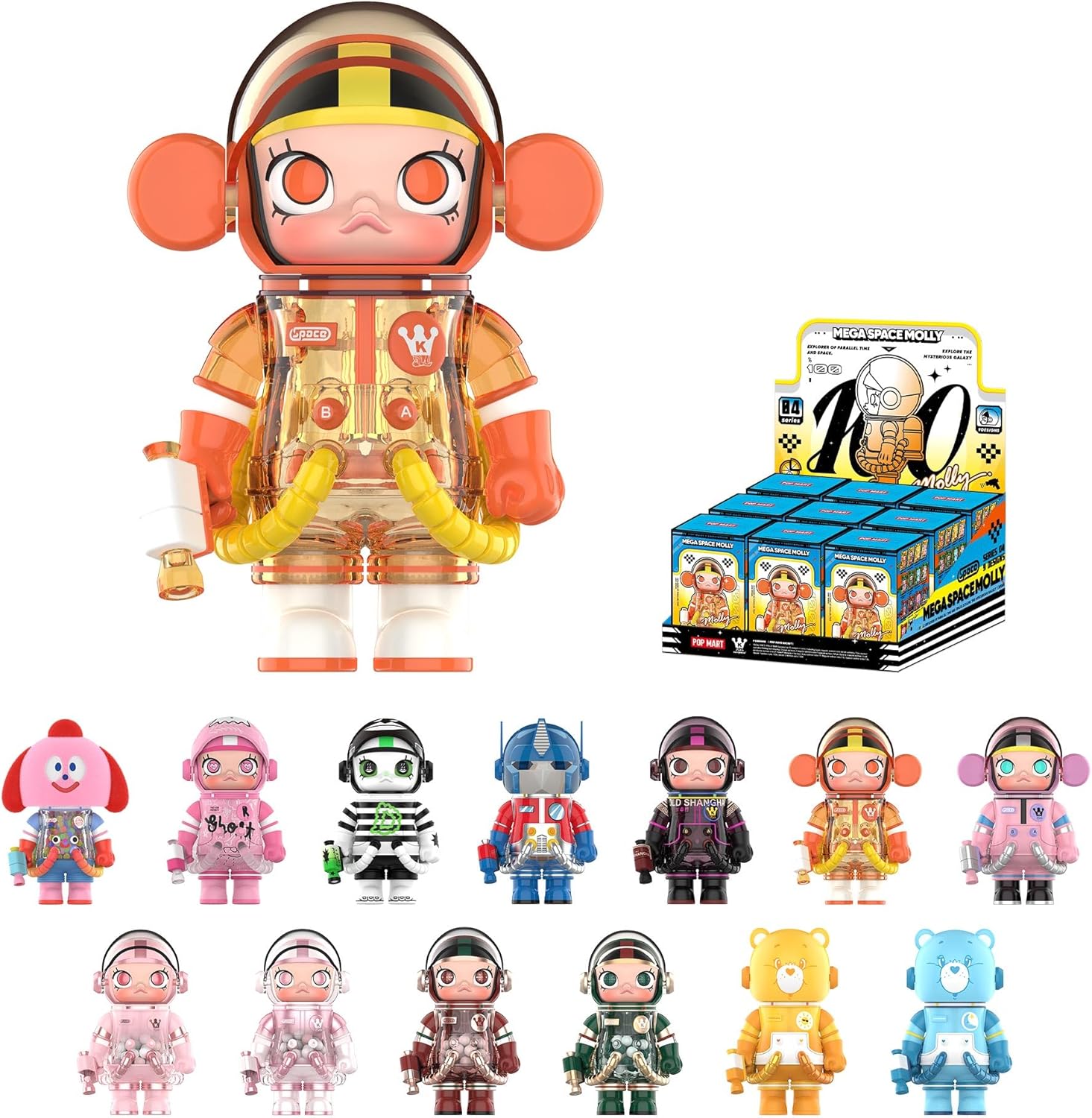 POP MART MEGA Space Molly 100% Series4 Blind Box Figures